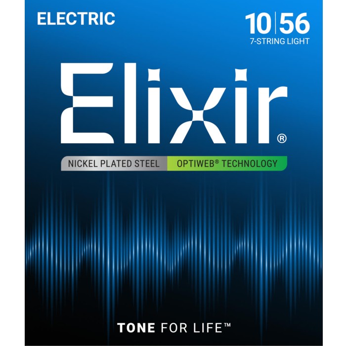 Rakuten - 7弦用 Elixir OPTIWEB #19057 7-String Light 010-056 エリクサー コーティング弦 エレキギター弦