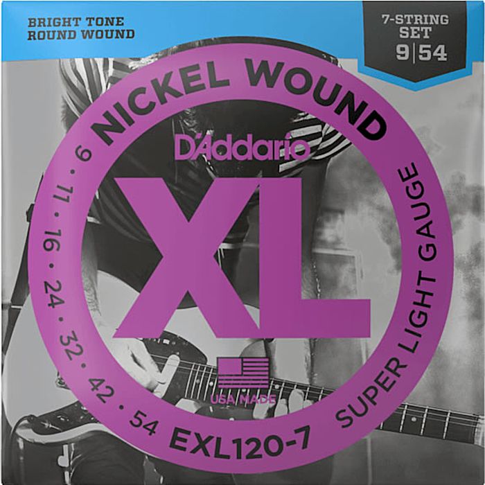 Rakuten - 7弦用 D'Addario EXL120-7 Nickel Wound 009-054 ダダリオ エレキギター弦