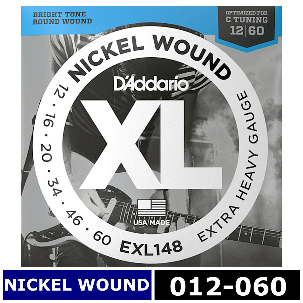 D'Addario EXL148 Nickel Wound 012-060 �����ꥪ ���쥭��������