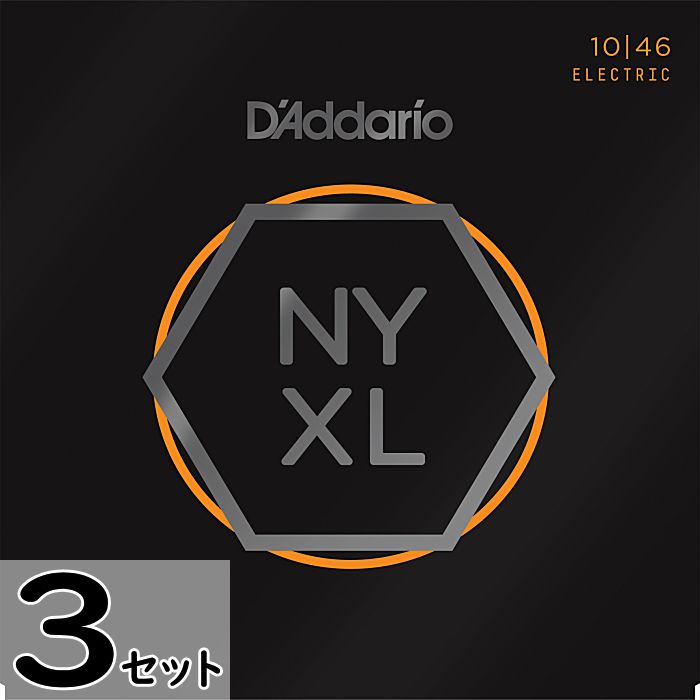 NYXL弦は、これまで市場に出たどの弦よりもチョーキング強度が向上、はっきりとしたサウンド、チューニングが安定している弦です。 ダダリオ社によって考案、開発、完成、製造されたNYXL弦は、破断強度に優れた高炭素スチールを用いた芯線、プレーン弦を採用。これまでにないレベルの演奏性、安心感、パワーを備えています。新しく考案された伸線工程と革新的なワイヤーより合わせ(fusion twist)工程により、従来の弦よりも強度がアップ、チューニングの安定性も向上しました。 配合が見直されたニッケルメッキ製の巻き弦を使用、高い磁気性によるアウトプット増で中域が強調され、存在感のあるクランチの効いたサウンドになっています。