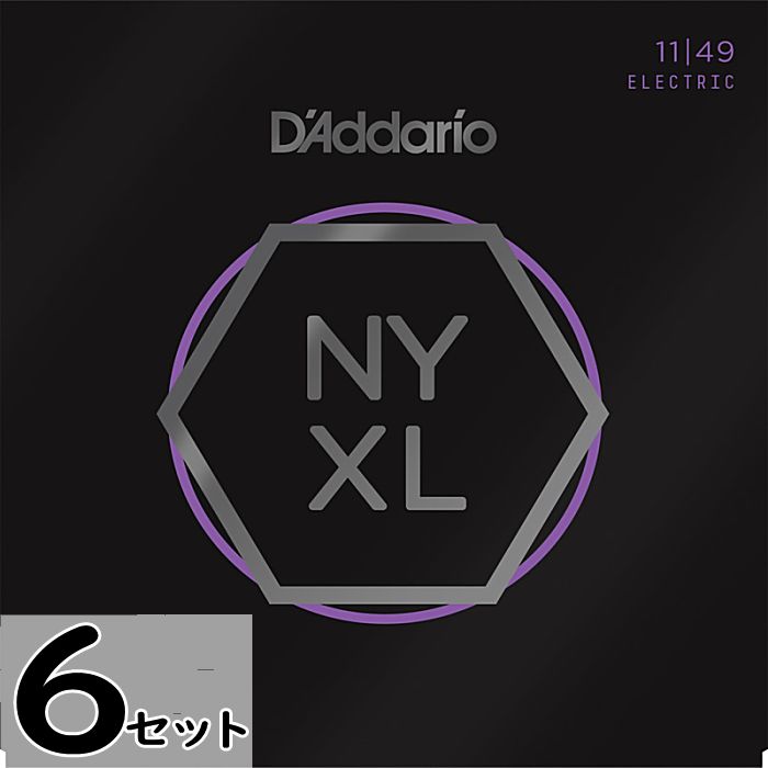 Rakuten - 6セット D'Addario NYXL1149 Medium 011-049　ダダリオ エレキギター弦