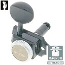 左利き/レフティ用 Gotoh SD91 MG-T Cosmo Black R6 ゴトー ギターペグ マグナムロックトラッド コスモブラック 6連(ペグボタンオプション対応)