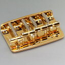 Gotoh 203B-4-GG Bass Bridge ゴトー ベースブリッジ ブラスサドル/ブラスプレート ゴールド