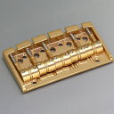 5弦用 Gotoh 404SJ-5-XG Bass Bridge ゴトー ベースブリッジ スチールサドル/亜鉛プレート Xフィニッシュゴールド