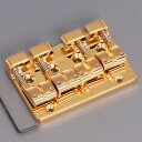 Gotoh J510BO-4-XG Bass Bridge ゴトー ベースブリッジ ブラスサドル/亜鉛プレート Xフィニッシュゴールド