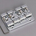 Gotoh J510SJ-4-XC Bass Bridge ゴトー ベースブリッジ スチールサドル/亜鉛プレート Xフィニッシュクローム