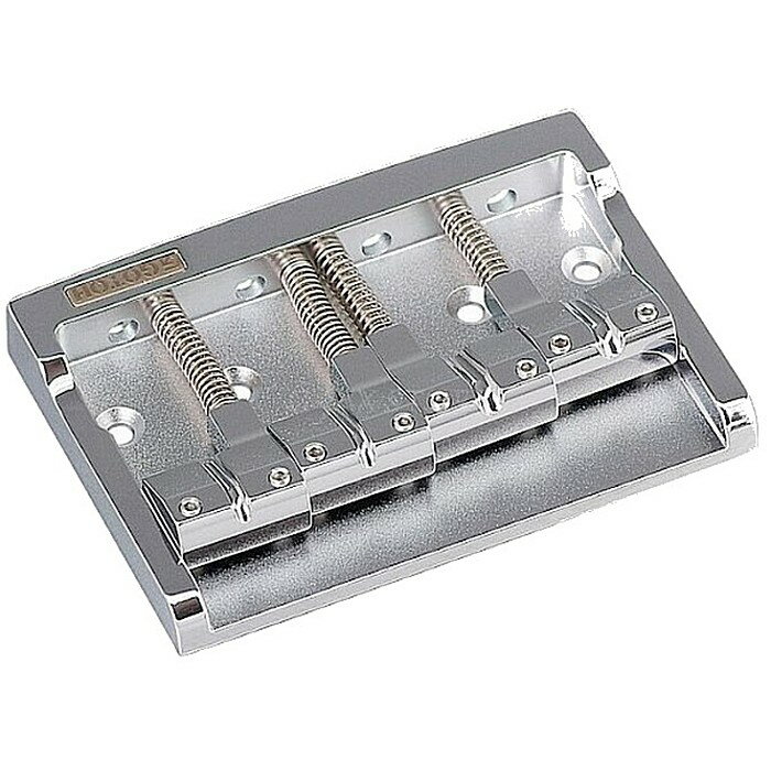 Gotoh S510B-4 Bass Bridge ゴトー ベースブリッジ ブラスサドル/スチールプレート（カラーオプション対応）