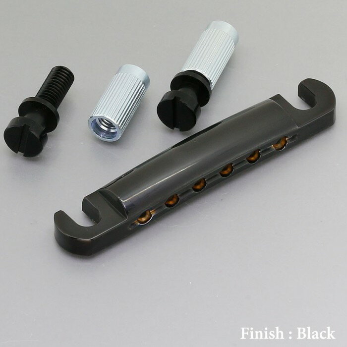 Gotoh GE101Z-B Stop Tailpiece ゴトー ジンクダイカスト ストップテールピース ブラック