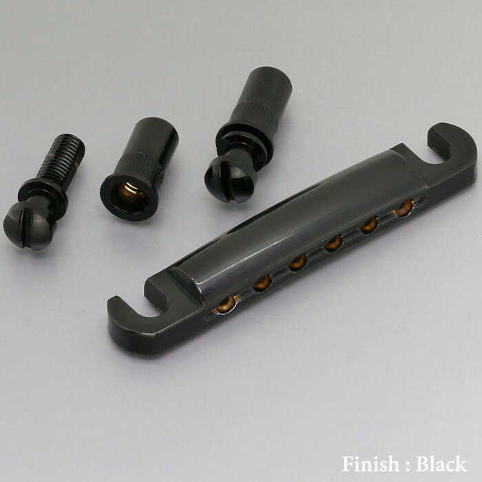 Gotoh GE101Z-T-B Stop Tailpiece ゴトー ジンクダイカスト ストップテールピース ブラック