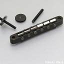 Gotoh Ti104B-B Tune-o-matic Bridge ゴトー ブリッジ セリアゲ式ナッシュビルタイプ チタニウムサドル ナロー ブラック