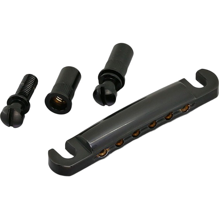 こちらの商品は受注生産品です。納期情報をご確認ください。※理由を問わずご注文後のキャンセルは一切できません。 一般的なギブソンタイプギターに使用されているタイプのテールピース。亜鉛ダイカスト製です。 GE101A-Tは、先が丸みを帯びているスタイルのアンカーが付属されています。 ※インターネットの性質上、環境により実際のカラーと差がある場合がございますのでご了承下さい。