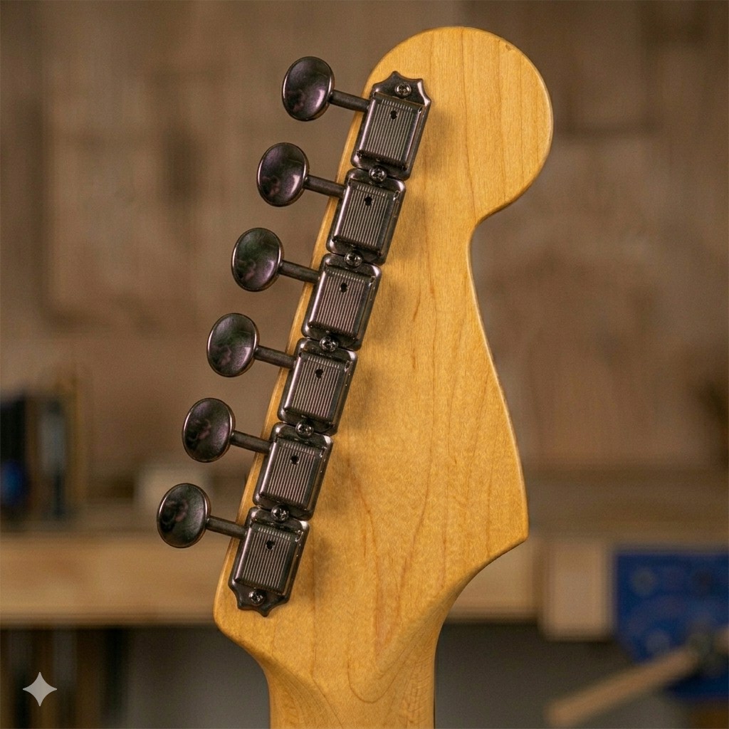 左利き/レフティ用 Gotoh SD91 H.A.P-M Cosmo Black R6 ゴトー ギターペグ ハイト...