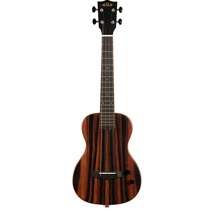 KALA Solid Body Electric Striped Ebony Tenor Ukulele KA-SB-EBY-T  ...