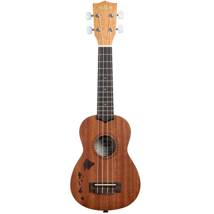 KALA Satin Mahogany Soprano Ukulele Hawaiian Islands KA-15S-H1  ץΥ