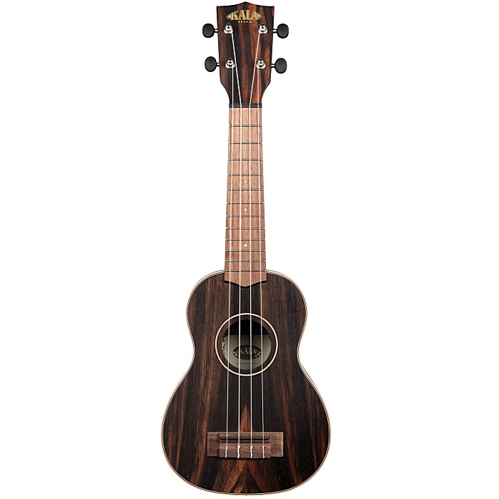 KALA Striped Ebony Soprano Ukulele KA-EBY-S  ץΥ