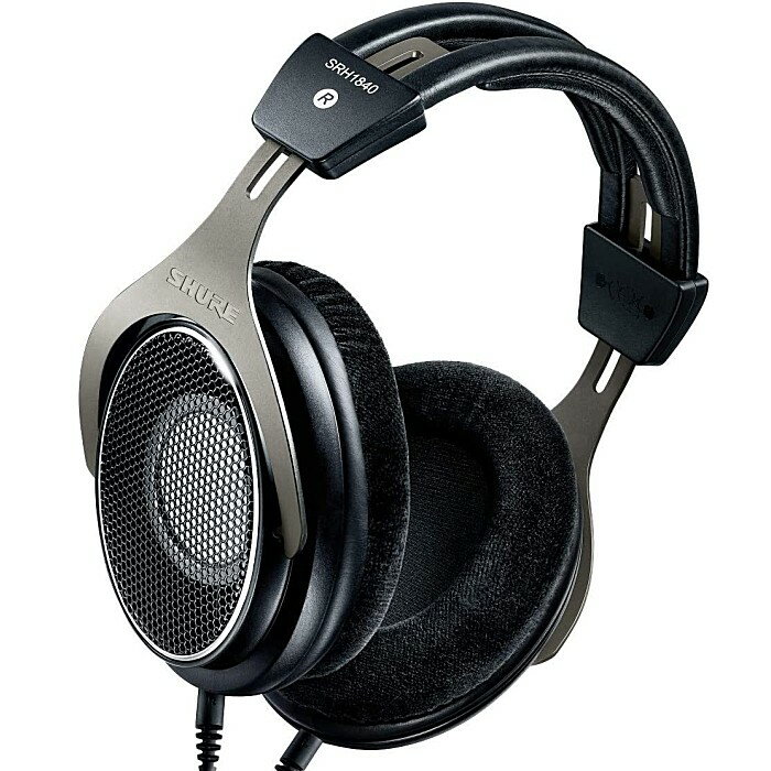 Shure SRH1840-BK Headphone プロフェッショナル オープンバック ヘッドホン