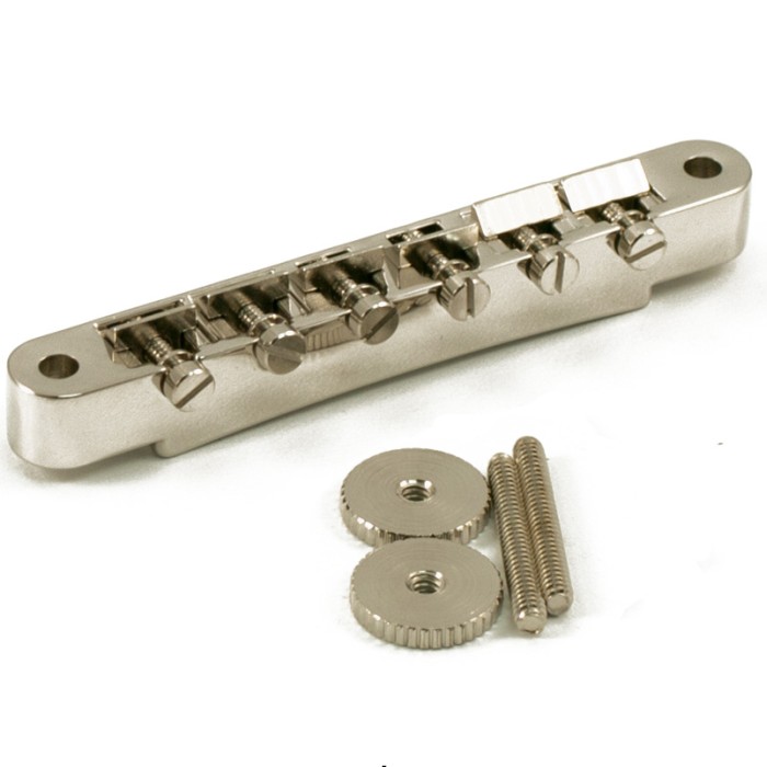 Kluson ABR-1 Bridge NON-WIRED/Brass Saddle/Nickel Tune-o-matic ブリッジABR-1タイプ ブラスサドル ニッケル