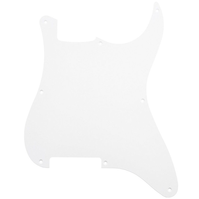 SCUD SC-W1P-2 ストラトキャスター用ピックガード 穴無し ホワイト1P