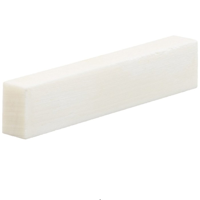 汎用ボーンナットです。弦溝はありません。 39 x 6 x 3.4 (mm)