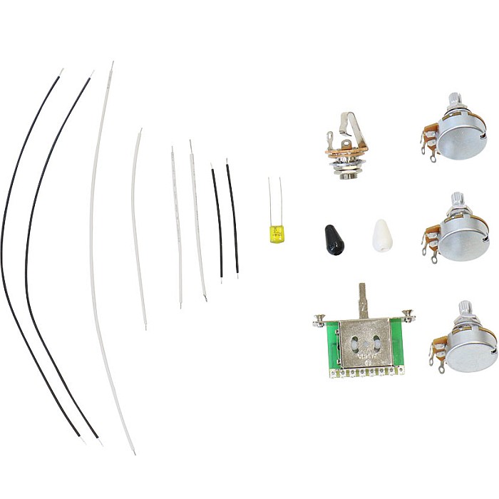 アップグレードに　ストラトキャスター　配線 サーキット パーツセット Amazon | Musiclily Pro ストラトギター配線キットAmerican