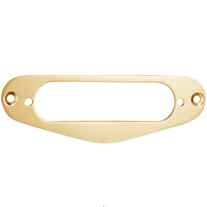 テレキャスターのネックピックアップ用のエスカッションです。取付ビス2本付属。ブラス製。