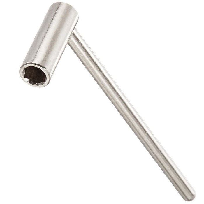 六角ナットが付いたトラスロッドが仕込まれたギター、ベースのネック調整に使うトラスロッド用パイプレンチです。 サイズ　6.35mm (1/4")