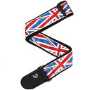 D'Addario Woven Strap Union Jack 50A11 ダダリオ ギターストラップ