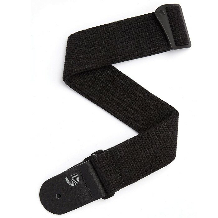 D'Addario Cotton Strap Black 50CT00 ダダリオ ギターストラップ