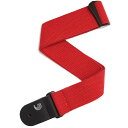 D'Addario Cotton Strap Red 50CT05 ダダリオ ギターストラップ