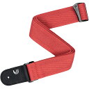 D'Addario Eco Comfort Strap Red 50RB01 ダダリオ ギターストラップ