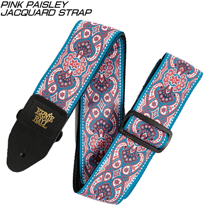 ERNIE BALL Jacquard Strap Pink Paiseley #4666 ˡܡ ȥå