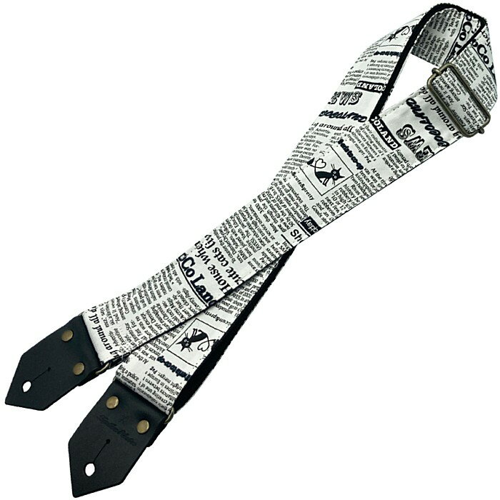 Spice Note Strap "News Paper" ES-PP50NP/WHTスパイスノート ギターストラップ