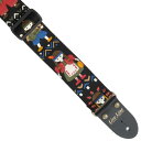 Live Line Fabric Strap LS2000BK ライブライン ギターストラップ 50mm幅 インディアン/ブラック