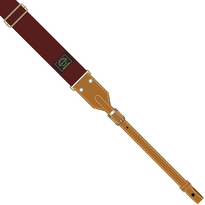 Live Line AC Strap Acoustic Style LSA2600WR ライブライン ギターストラップ ループエンド ワインレッド