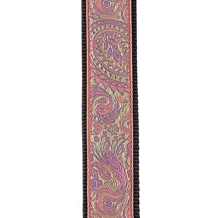 D'Addario Jacquard Ukulele Strap Paisley Pink/Green 15UKE03 ダダリオ ウクレレ...