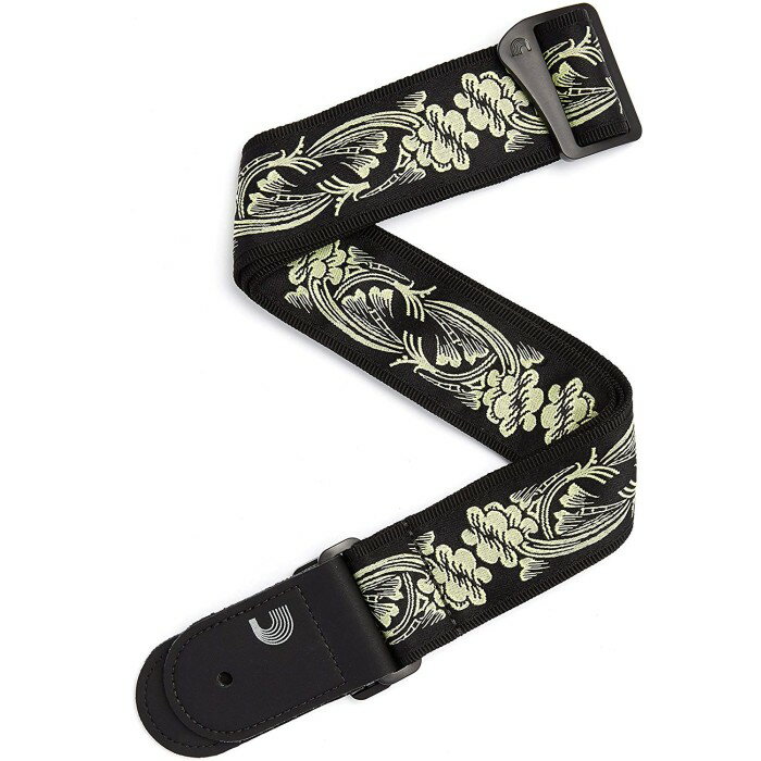 D'Addarioがニューヨークのトップファッションデザイナー達とタッグを組んだオリジナルデザインのストラップ。ストラップ自体も耐久性が高く、またアイコニックなデザインやユニークな柄で貴方のギターにアクセントを加えます。 幅：50mm　長さ：約 89cm〜151cm