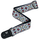 D'Addario Eco Comfort Strap Jacquard Woven Navy 50RW01 ダダリオ ギターストラップ