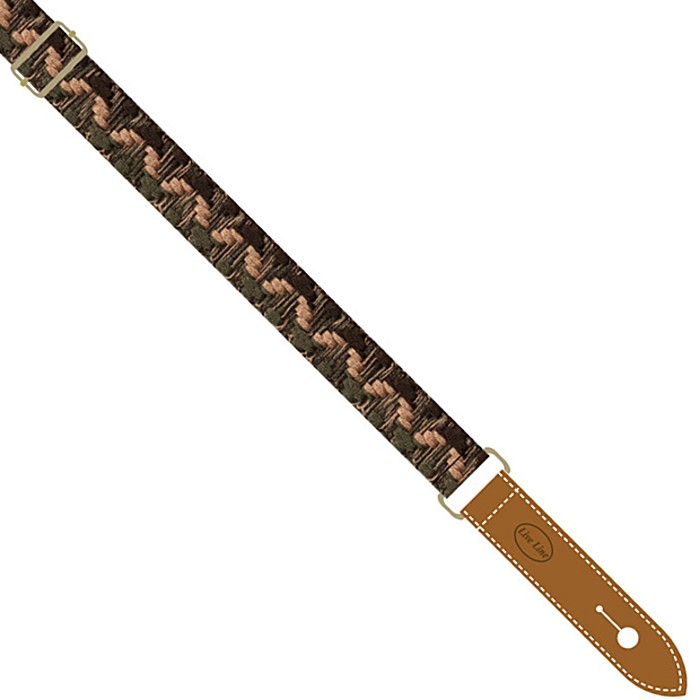 Live Line Ukulele Strap YUS23-2 ライブライン レース編み ウクレレストラップ ブラウン