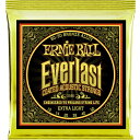 Ernie Ball 2560 Everlast Coated Extra Light 010-050 80/20 Bronze アーニーボール コーティング弦 アコギ弦