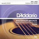 D 039 Addario EJ26 Custom Light 011-052 Phosphor Bronze ダダリオ アコギ弦