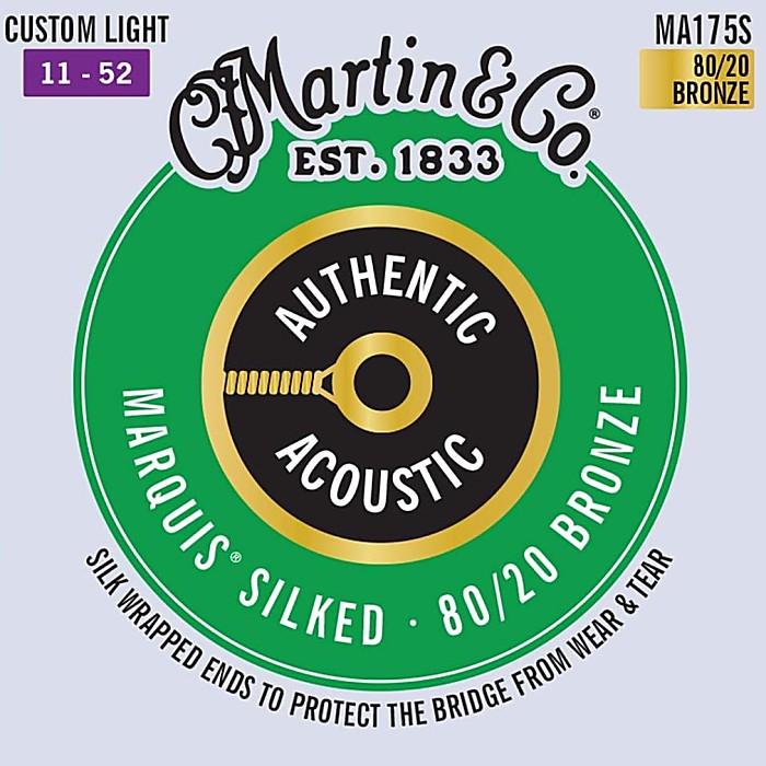 Martin MA175S Marquis Silked Custom Light 011-052 80/20 Bronze マーチン アコギ弦