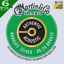 6セット Martin MA175S Marquis Silked Custom Light 011-052 80/20 Bronze マーチン アコギ弦