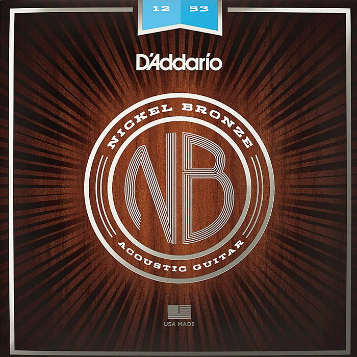 D'Addario NB1253 Light 012-053 Nickel Bronze ダダリオ アコギ弦