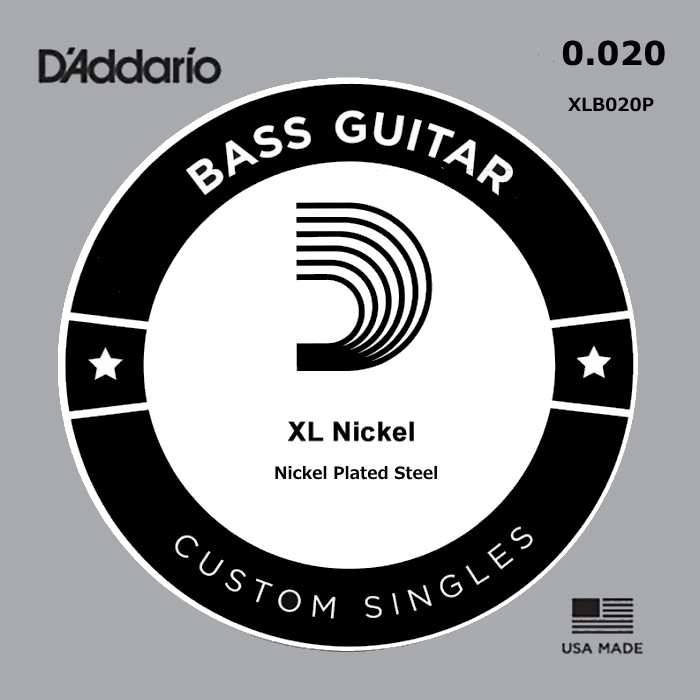 D'Addario .020 XLB020P Nickel Round Wound ꥪ ١ Х鸹