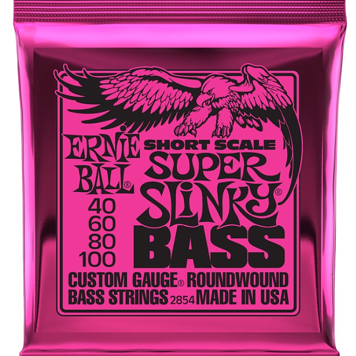 ERNIE BALL #2854 Short Scale Super Slinky Bass 040-100 ˡܡ ١