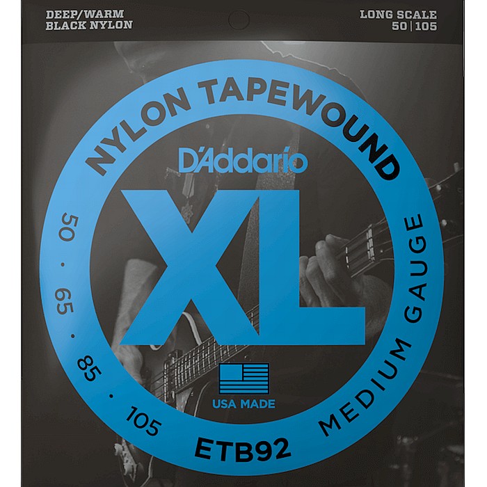 D'Addario ETB92 Black Nylon 050-105 Long Scale ꥪ ֥åʥ ١