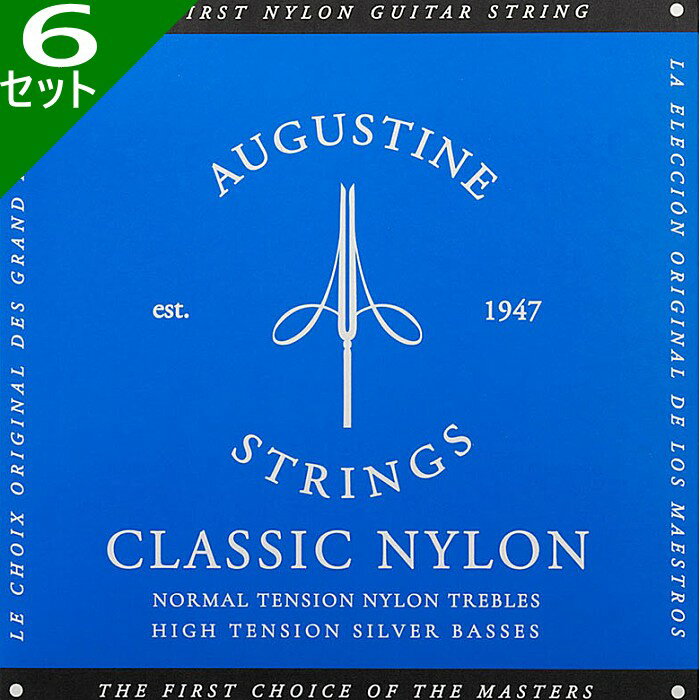 6å Augustine Blue Set Classic Guitar Strings  饷å