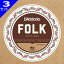 3å D'Addario EJ32C Folk Nylon Silver Wound Clear Nylon Trebles ꥪ ܡ륨 饷å