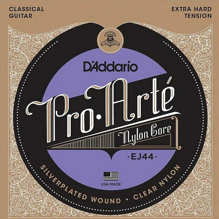 D'Addario EJ44 Pro Arte Nylon Silver/Clear Extra Hard ꥪ 饷å