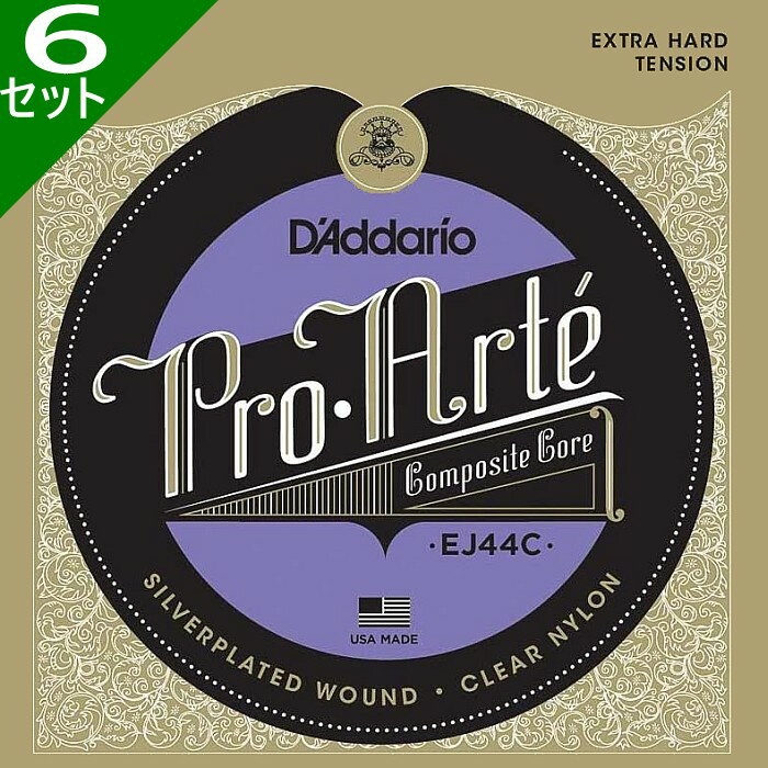 6å D'Addario EJ44C Pro-Arte Composite Extra Hard ꥪ 饷å